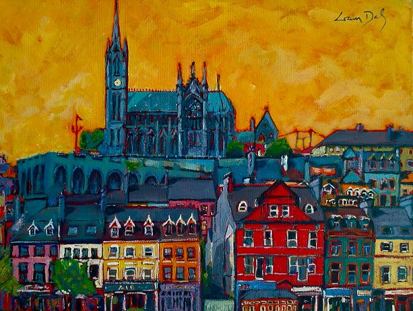 Painting of Cobh in County Cork